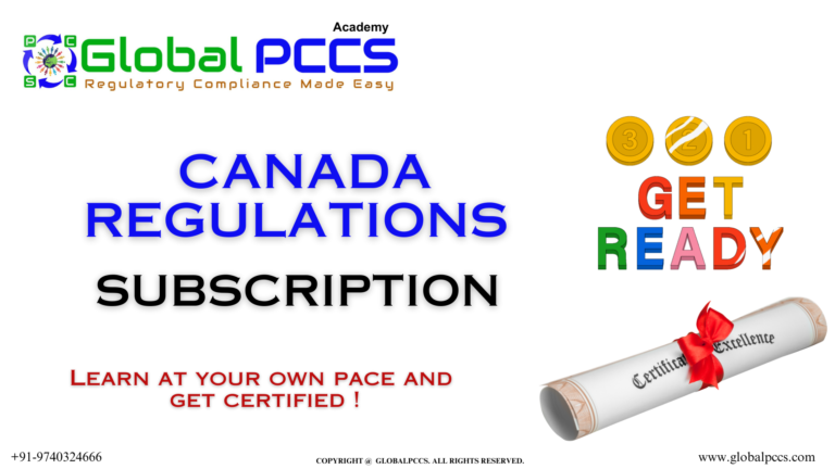 Canada Regulations – Subscription