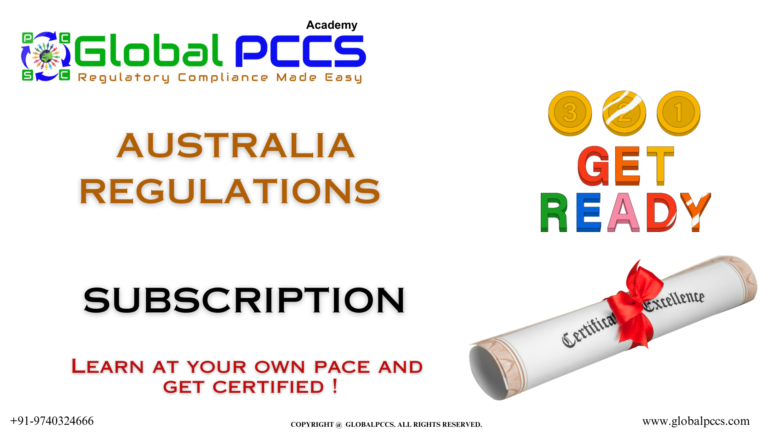 Australia Regulations – Subscription